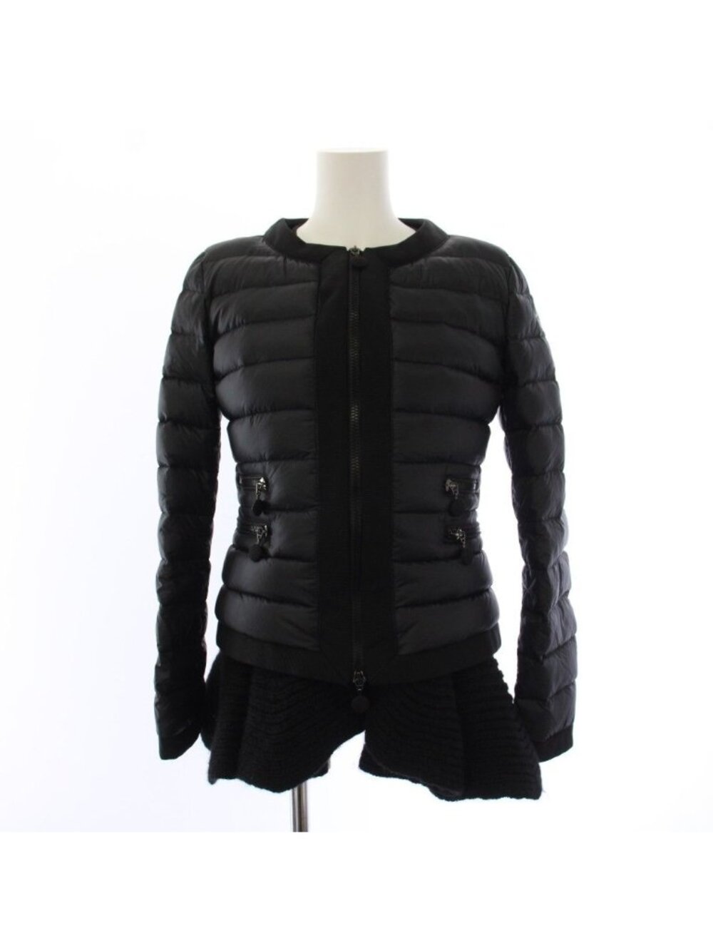 Moncler Marais Set Maraisette Down Jacket Inner Vest 2 Piece Set Black 0